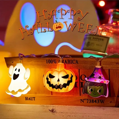 Halloween Party LED String Lights Pumpkin Ghost