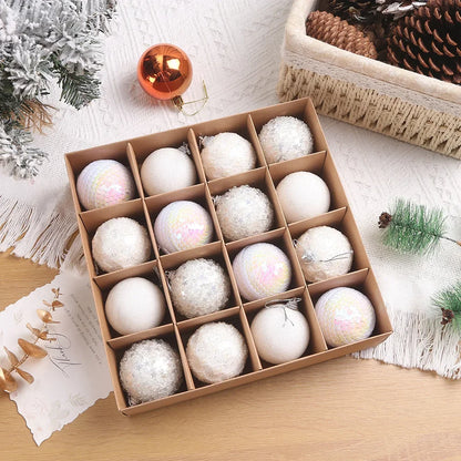 16pcs/box 6CM Christmas Ball Ornaments