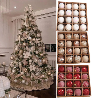 16pcs/box 6CM Christmas Ball Ornaments