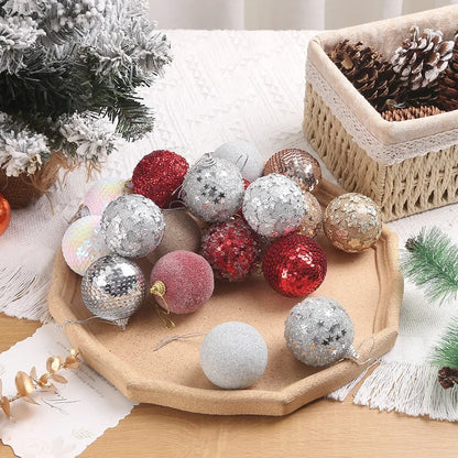 16pcs/box 6CM Christmas Ball Ornaments